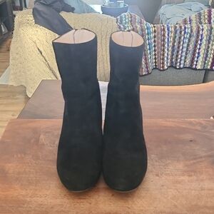 J. Crew Black Ankle Booties